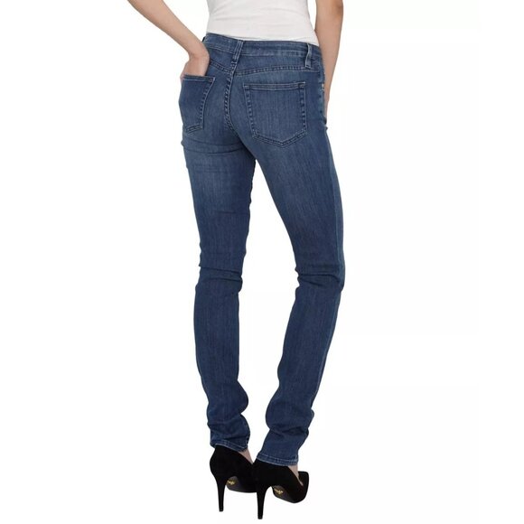 NWT Womens Size 28 28x32 ACNE Studios Blue Atlantis Wash Flex Stretch Jeans NEW - Picture 2 of 8